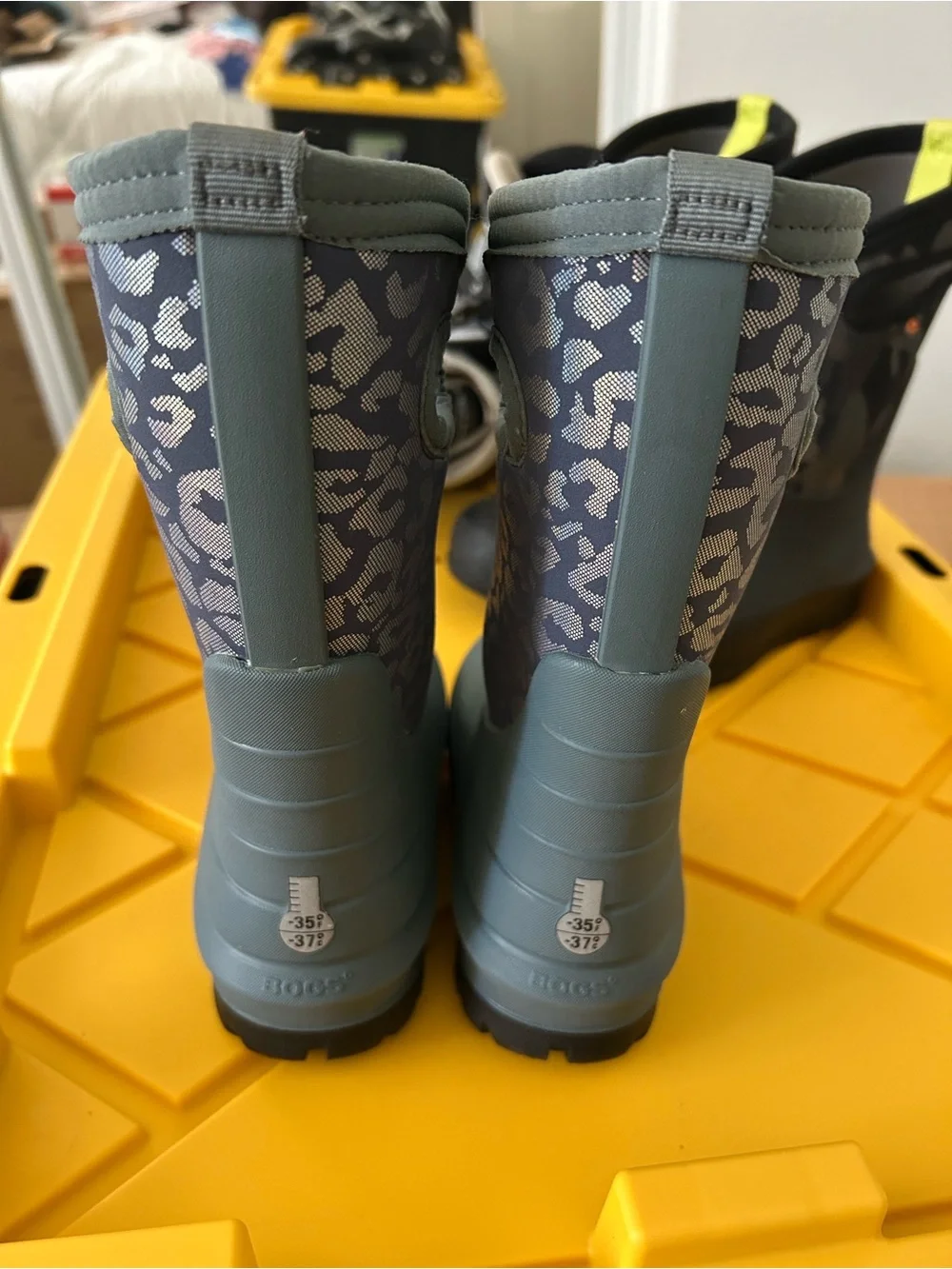 Bogs NEO-CLASSIC METALLIC LEOPARD Kids' 3 Season Boots